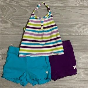 Baby girls shorts set